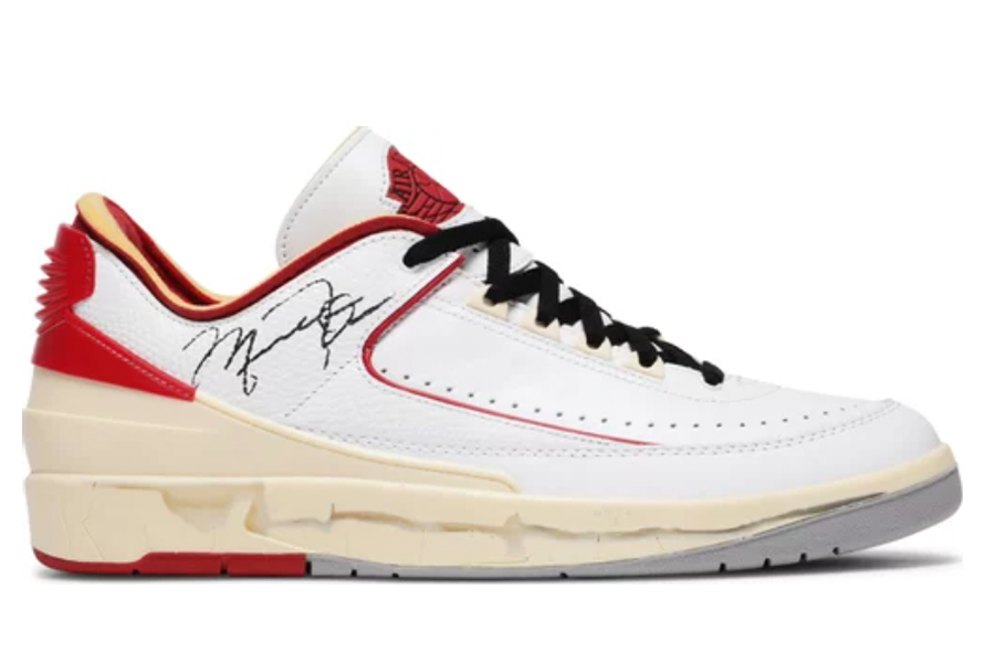 Off-White x Air Jordan 2 Retro Low SP White Varsity Red
