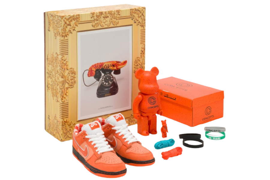 Concepts x Dunk Low SB 'Orange Lobster' Special Box